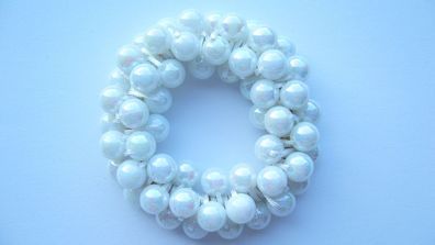 Haargummi Haarschmuck Haarband aus Perlen für Damen Mädchen (Art. Nr. k1 08)