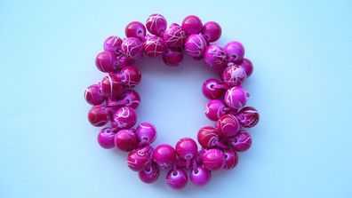 Haargummi Haarschmuck Haarband aus Perlen für Damen Mädchen (Art. Nr. k1 10)