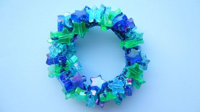 Haargummi Haarschmuck Haarband aus Perlen für Damen Mädchen (Art. Nr. k1 12)