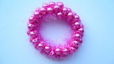Haargummi Haarschmuck Haarband aus Perlen für Damen Mädchen (Art. Nr. k1 17)