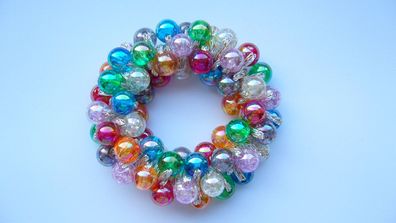Haargummi Haarschmuck Haarband aus Perlen für Damen Mädchen (Art. Nr. k2 02)