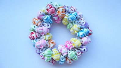 Haargummi Haarschmuck Haarband aus Perlen für Damen Mädchen (Art. Nr. k2 04)