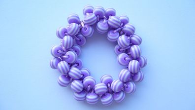 Haargummi Haarschmuck Haarband aus Perlen für Damen Mädchen (Art. Nr. k2 17)