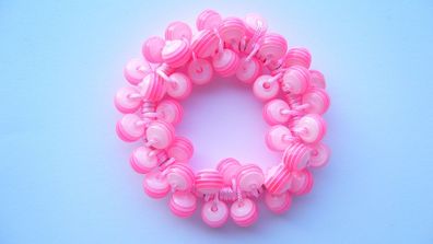 Haargummi Haarschmuck Haarband aus Perlen für Damen Mädchen (Art. Nr. k2 18)