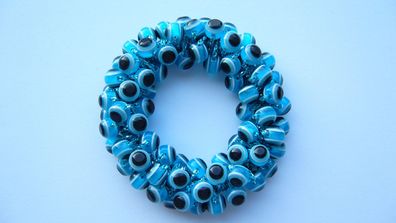 Haargummi Haarschmuck Haarband aus Perlen für Damen Mädchen (Art. Nr. k2 22)