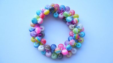 Haargummi Haarschmuck Haarband aus Perlen für Damen Mädchen (Art. Nr. k2 23)