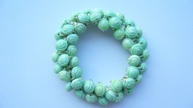 Haargummi Haarschmuck Haarband aus Perlen für Damen Mädchen (Art. Nr. k3 02)