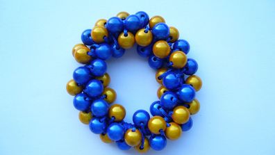 Haargummi Haarschmuck Haarband aus Perlen für Damen Mädchen (Art. Nr. k3 07)