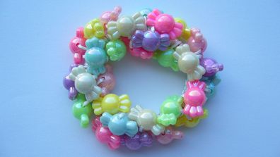 Haargummi Haarschmuck Haarband aus Perlen für Damen Mädchen (Art. Nr. k3 12)