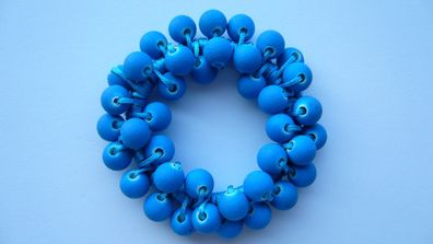 Haargummi Haarschmuck Haarband aus Perlen für Damen Mädchen (Art. Nr. k3 26)