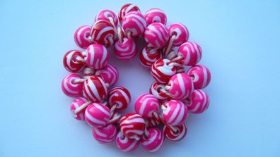 Haargummi Haarschmuck Haarband aus Perlen für Damen Mädchen (Art. Nr. k3 29)