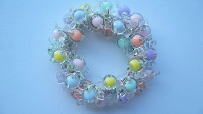 Haargummi Haarschmuck Haarband aus Perlen für Damen Mädchen (Art. Nr. k3 36)