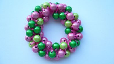 Haargummi Haarschmuck Haarband aus Perlen für Damen Mädchen (Art. Nr. k3 38)