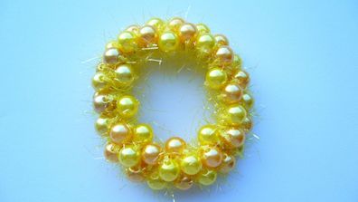 Haargummi Haarschmuck Haarband aus Perlen für Damen Mädchen (Art. Nr. k3 39)