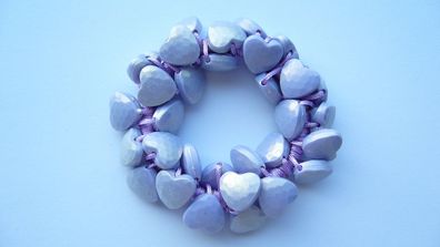 Haargummi Haarschmuck Haarband aus Perlen für Damen Mädchen (Art. Nr. k3 46)