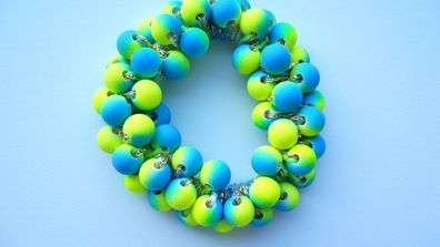 Haargummi Haarschmuck Haarband aus Perlen für Damen Mädchen (Art. Nr. k3 49)