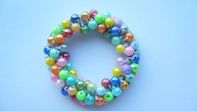 Haargummi Haarschmuck Haarband aus Perlen für Damen Mädchen (Art. Nr. k3 59)