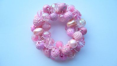 Haargummi Haarschmuck Haarband aus Perlen für Damen Mädchen (Art. Nr. k3 69)