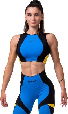 Nebbia Damen Sport-BH Sport Bh Smart Zip Sports Bra Marron 171641