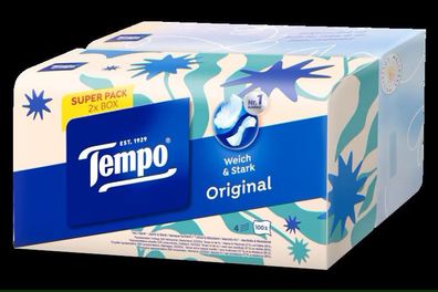 Tempo Taschentücher Original Box 100 Stück 4-lagig