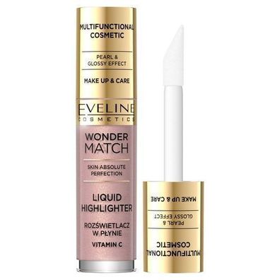 Eveline Cosmetics Wonder Match Fluessiger Highlighter Gesicht 01, 4.5ml