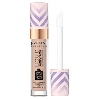Eveline Cosmetics Wasserdichter Hyaluronsaeure Camouflage Concealer 06 Medium Bei