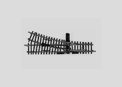 Maerklin 2266 K-Gleis Weiche rechts r424,6 mm hand Spur H0