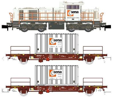 Lemke LC96001 Diesellok G1000 BB/2x Generat Spur N