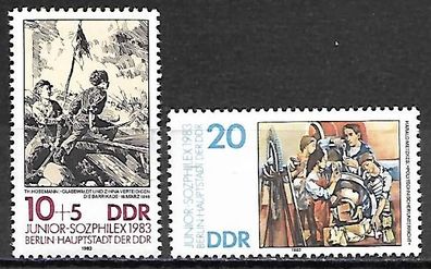 DDR postfrisch Michel-Nummer 2812-2813