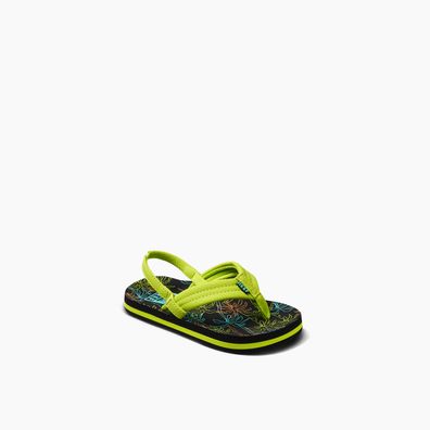 REEF Kids Flip Flop Little Ahi neon palm - Größe: 8/24-25