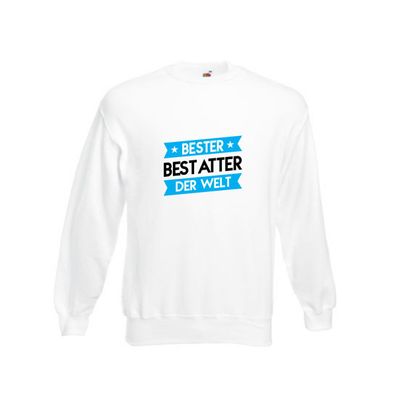 Bester Bestatter | Bestattung | Totengräber Sweatshirt Weiß