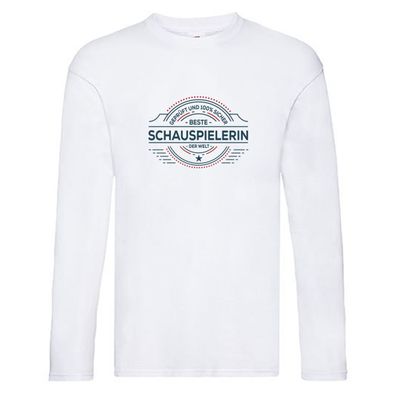 Geprüft und sicher: Schauspielerin | Theater Long Sleeve Weiß