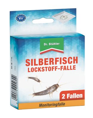 DR. Stähler Silberfisch Lockstoff-Falle, 2 Stück
