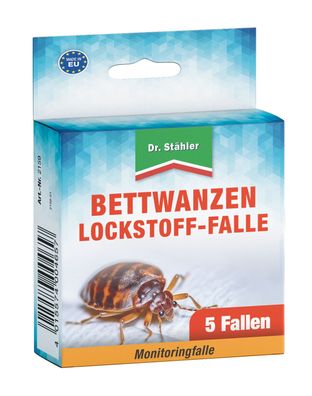 DR. Stähler Bettwanzen Lockstoff-Falle, 5 Stück