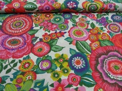 0,5m Druckstoff aus Heft 138 "Flower Power"