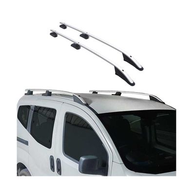 Alu Dachreling Querträger für Opel Vivaro 2001-2014 L1 Kurzer Radstand Grau