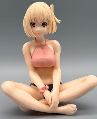 Anime/Manga-PVC Figur-Niedliches, hübsches Anime Girl-sitzend-ca.10cm