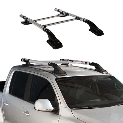Dachreling Dachträger für Nissan Navara 2001-2004 D22 Crew Cab Alu 4x
