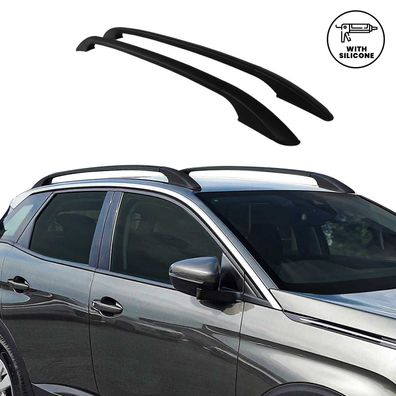 Aluminium Dachreling Relingträger für Toyota Urban Cruiser 2009-2014 Schwarz