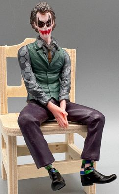 Anime/Mangai-PVC-Clown-Hissleger-Joker Figur-sitzend-ca.11cm