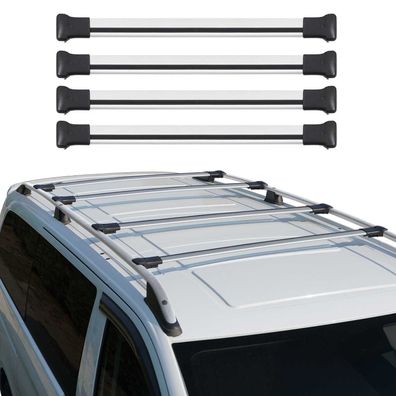 Dachträger Gepäckträger für Peugeot Expert 2006-2017 Relingträger Alu Silber 4x