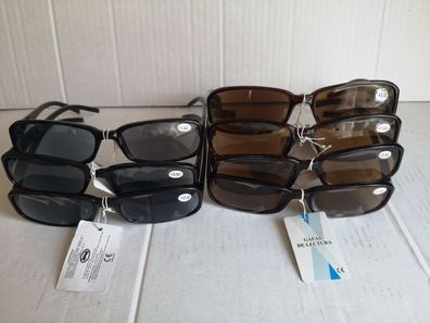 Braun oder dunkel getönte Lesebrille Sonnenbrille 1,5 2,0 2,5 3,0 3,5 NEU