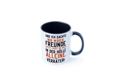 Lässt mich in der Hölle alleine | Jobwechsel | Verräter Tasse - Geschenk