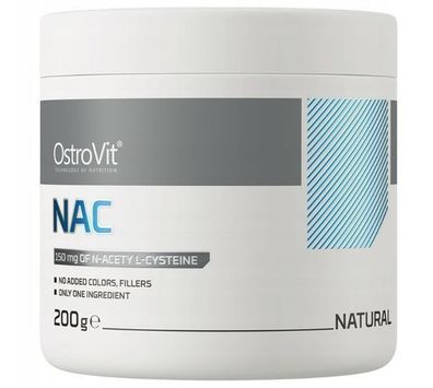 OstroVit NAC Pulver 200g - Premium Nahrungsergaenzungsmittel fuer mehr Wohlbefinde