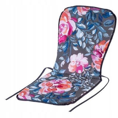 KADAX Kissen für Gartensessel, Blumen, 75 x 37 x 2 cm