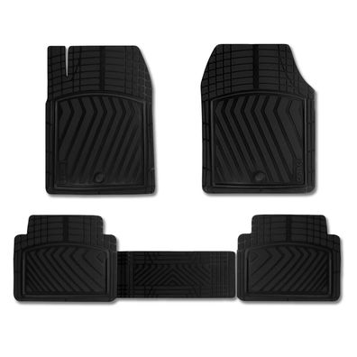2024-2025 Dacia Bigster Fußmatten Gummimatte 3D Gummi TPE Matte Schwarz 4tlg