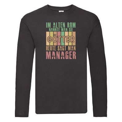 Im Alten Rom: Manager | Management Long Sleeve Schwarz