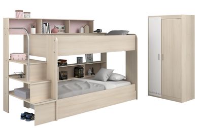 Parisot Bibop 41 Kinderzimmer Bett + Schrank & Schubkasten