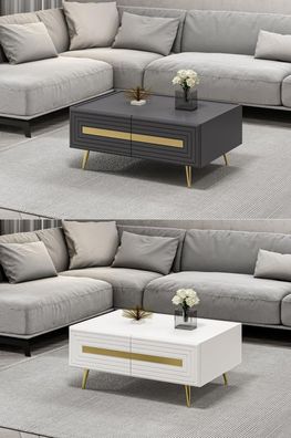 Couchtisch 90x64 cm – elegant, melaminbeschichtet