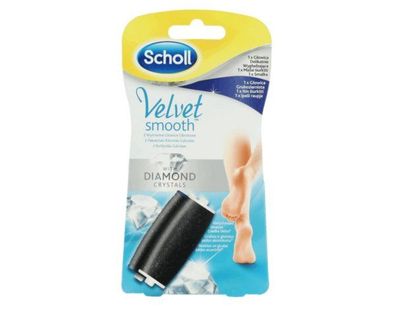Scholl Velvet Smooth Grobkörniger Drehkopf mit Diamantkristallen für Sanfte Fußp